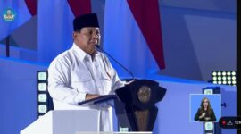Presiden Prabowo Subianto mengumumkan kenaikan gaji guru 2025. (Foto: YouTube Kemendikdasmen)