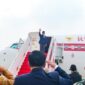 Presiden Prabowo Subianto bertolak ke sejumlah negara untuk melakukan kunjungan luar negeri perdananya dari Pangkalan TNI AU Halim Perdanakusuma, Jakarta, Jumat (8/11/2024). (Foto: BPMI Setpres/Rusman)