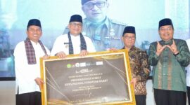 Kemenag RI resmi menjadikan Kota Padang sebagai Kota Wakaf di Indonesia. (Foto: Prokopim Padang)