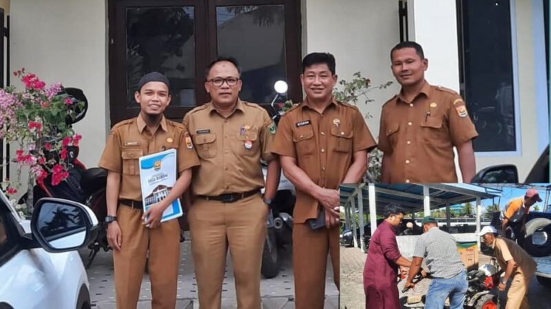 Keltan Desa Rambai, Kecamatan Pariaman menerima bantuan Alsintan dari Balai Mekanisasi Sarana Prasarana Pertanian Provinsi Sumbar. (Foto: Diskominfo Pariaman)