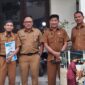 Keltan Desa Rambai, Kecamatan Pariaman menerima bantuan Alsintan dari Balai Mekanisasi Sarana Prasarana Pertanian Provinsi Sumbar. (Foto: Diskominfo Pariaman)