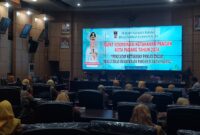 Rakor Ketahanan Pangan Kota Padang 2024 di Ruang Abu Bakar Jaar, Senin (2/12/2024). (Foto: Diskominfo Padang)