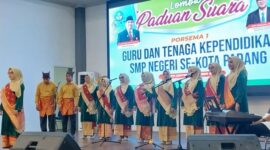 MKKS SMP Padang menggelar Porsema, Senin (2/12/2024). (Foto: Diskominfo Padang)
