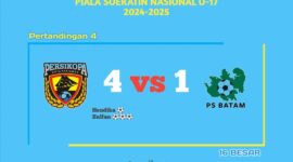 Persikopa melaju ke babak 8 besar Piala Soeratin Nasional U-17 2024-2025 usai meraih kemenangan 4-1 atas PS Batam di Kota Solo, Jawa Tengah, Sabtu (14/12/2024). (Foto: Diskominfo Pariaman)