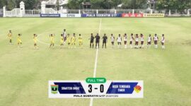 Persikopa melaju ke Babak Semi Final Piala Soeratin U-17 Putaran Nasional usai mengalahkan Bintang Timur Atambua wakil Nusa Tenggara Timur (NTT) dengan skor 3-0. (Foto: Diskominfo Pariaman)