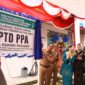 Pj Wali Kota Padang Panjang, Sonny Budaya Putra meresmikan UPTD PPA Kota Padang Panjang, Selasa (3/12/2024). (Foto: Diskominfo Padang Panjang)