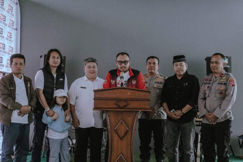 Lapangan mini soccer dan futsal Dbox Arena Padang Panjang resmi dibuka, Rabu (4/12/2024). (Foto: Diskominfo Padang Panjang)