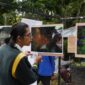 Mahasiswa ISI Padang Panjang menggelar pameran di Pasar Seni, Sabtu (7/12/2024). (Foto: Diskominfo Padang Panjang)