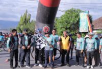 Wali Kota Solok, H. Zul Elfian Umar membuka Mega Sport MTB Event Fun & Adventure (HUT), Minggu (8/12/2024). (Foto: Prokopim Solok)