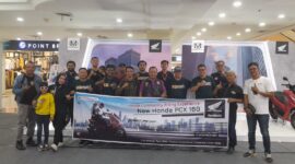 PT Menara Agung sukses menggelar acara Honda Community Event: Riding Experience New PCX 160. (Foto: PT Menara Agung)