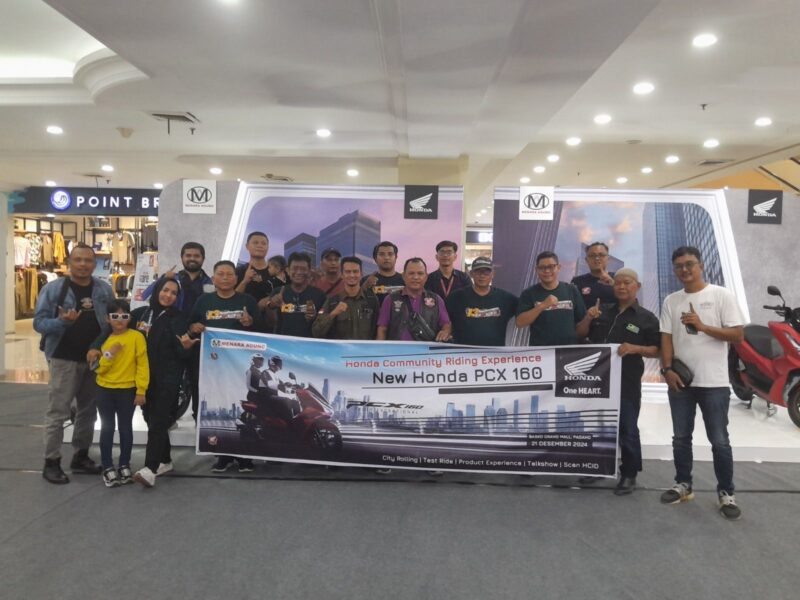 PT Menara Agung sukses menggelar acara Honda Community Event: Riding Experience New PCX 160. (Foto: PT Menara Agung)