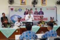Pj Wali Kota Padang Andree Algamar menghadiri launching