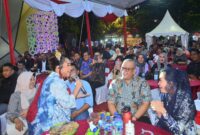 Pj Wali Kota Padang Andree Algamar menghadiri event Padang Jazz Festival di pelataran Bagindo Azis Chan Youth Center, Sabtu (21/12/2024). (Foto: Prokopim Padang)