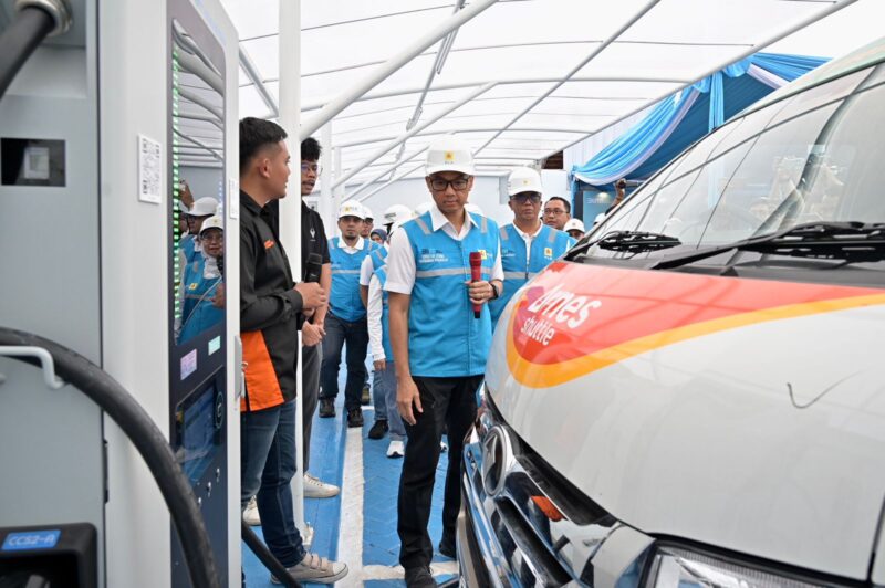 PLN mencatat lonjakan konsumsi listrik di SPKLU sebesar 500% selama Natal 2024 dan Tahun Baru 2025. (Foto: Dok PLN)