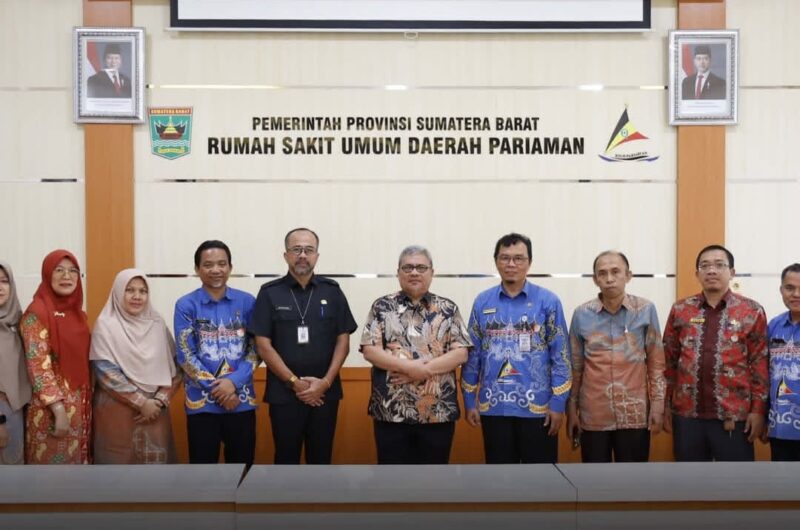 Ketua DPRD Sumbar Muhidi melakukan kunjungan kerja ke RSUD Pariaman. (Foto: DPRD Sumbar)
