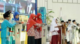 Lomba Cerdas Quran antar sekolah se-Kabupaten Solok Selatan tahun 2025 resmi ditutup. (Humas Pemkab Solsel)