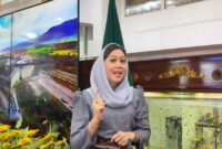 Pj Dekranasda Kota Padang Ny. Vanny Andree Algamar. (Foto: Diskominfo Padang)