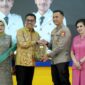 Suasana pisah sambut Kapolres Solok Selatan di Aula Sarantau Sasurambi, Minggu (12/1/2025). (Foto: Humas Pemkab Solsel)