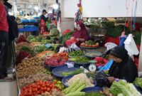 Enam komoditas pangan di Pasar Pusat Padang Panjang mengalami penurunan harga pada minggu kedua Januari 2025. (Foto: Kominfo Padang Panjang)