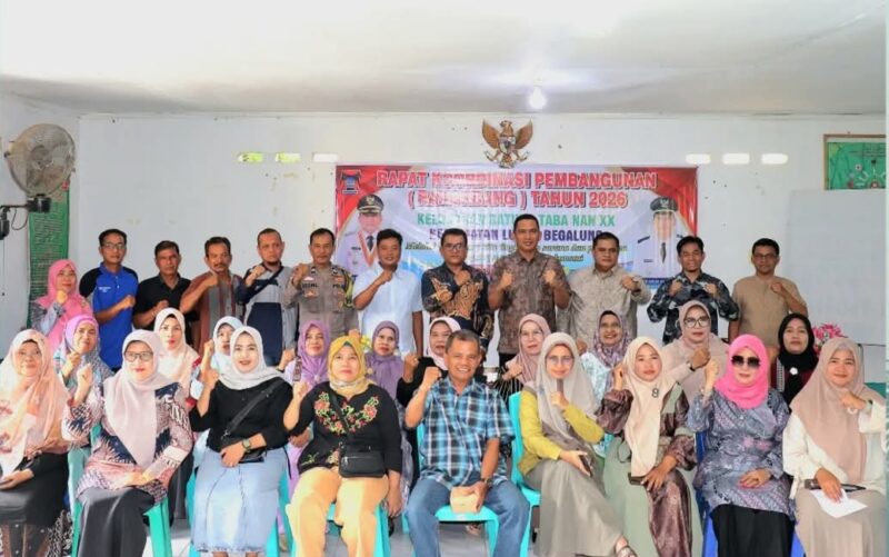 Kelurahan Batuang Taba Nan XX Kecamatan Lubeg melaksanakan Rakorbang, Sabtu (18/1/2025). (Foto: Ist)
