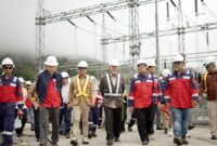 Gubernur Sumbar Mahyeldi Ansharullah meninjau PT Supreme Energy—PLTP Muara Laboh, Sabtu (18/1/2025). (Foto: Pemkab Solsel)