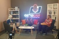 Pj Wali Kota Padang Panjang, Sonny Budaya Putra diundang podcast di LAN) RI, Jakarta, Jumat (17/1/2025). (Foto: Kominfo Padang Panjang)