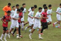 Menjelang kick off Liga 4 Sumbar, PSPP terus meningkatkan intensitas latihan. (Foto: Kominfo Padang Panjang)