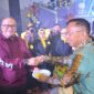 Pj Wali Kota Padang Andree Algamar menghadiri HUT ke-22 komunitas SPSC di Hotel Santika, Minggu (19/1/2025). (Foto: Prokopim Padang)