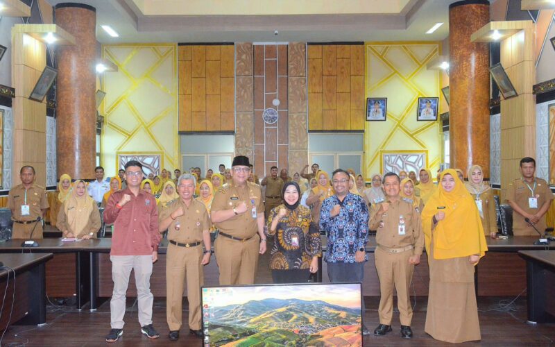 Pemko Padang menggelar Bimtek Penyusunan Anjab dan ABK di lingkungan Pemko Padang. (Foto: Prokopim Padang)