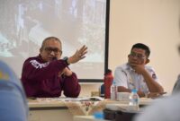 Pj Wali Kota Padang Andree Algamar membuka Rapat P3DN di Ruangan Rapat Kantor Bappeda, Rabu (22/1/2025). (Foto: Prokopim Padang)