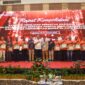 Pj Wako Padang Andree Algamar mengapresiasi KPU Padang saat rapat konsolidasi dan evaluasi Pilkada Serentak 2024 bersama PPK dan PPS se-Kota Padang, Senin (27/1/2025). (Foto: Prokopim Padang)
