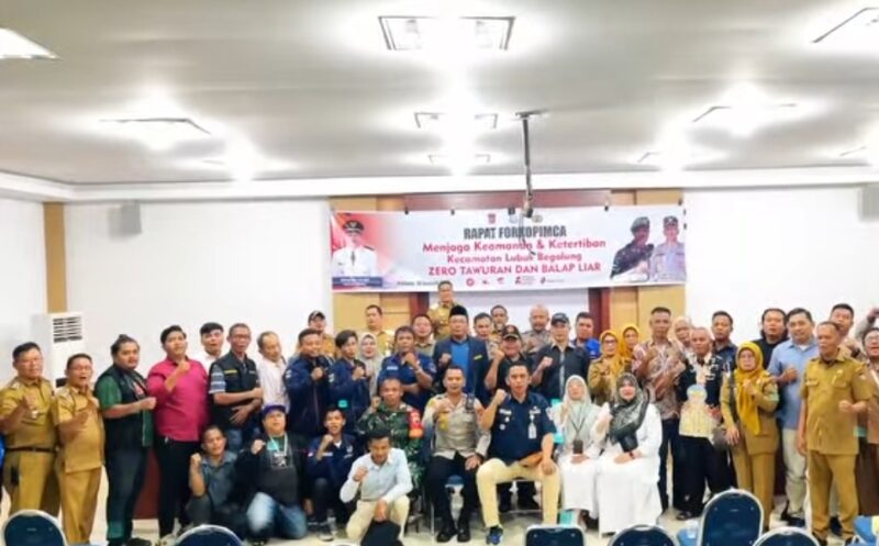 Pemerintah Kecamatan Lubeg menggelar Rakor Forkopimca, Selasa (14/1/2025). (Foto: Ist)