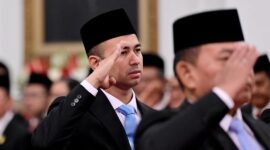 Raffi Ahmad saat dilantik menjadi Utusan Khusus Presiden. (Foto: IG Raffinagita1717)