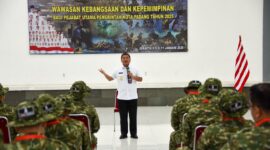 Bimtek Bela Negara dan Wawasan Kebangsaan yang diikuti para pejabat utama di lingkungan Pemko Padang diapresiasi oleh Kemenhan RI. (Foto: Prokopim Padang)