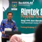 Pj Wali Kota, Sonny Budaya Putra membuka Bimtek dan Sertifikasi Pengelolaan Keuangan Daerah, Senin (17/2/2025) hingga Jumat (21/2/2025). (Foto: Diskominfo Padang Panjang)