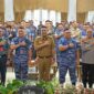 Wagub Sumbar Vasko Ruseimy menyambut Pasis Sesko AU Angkatan 62 di Auditorium Istana Gubernuran, Senin (24/2/2025). (Foto: ADPSB)