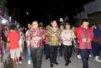 Festival Siti Nurbaya dan Cap Gomeh 2025 resmi ditabuh di Kota Padang, Jumat (7/2/2025) malam. (Foto: Diskominfo Padang)