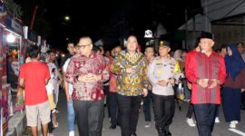 Festival Siti Nurbaya dan Cap Gomeh 2025 resmi ditabuh di Kota Padang, Jumat (7/2/2025) malam. (Foto: Diskominfo Padang)