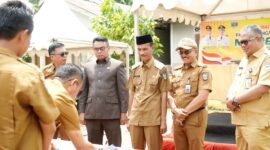 Wakil Bupati Solok Selatan, H. Yulian Efi membuka Musrenbang Kecamatan Sangir. (Foto: Pemkab Solsel)