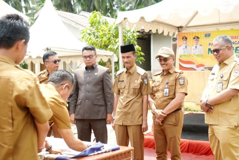 Wakil Bupati Solok Selatan, H. Yulian Efi membuka Musrenbang Kecamatan Sangir. (Foto: Pemkab Solsel)