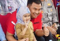 Bupati Dharmasraya Sutan Riska saat menghadiri peringatan ulang tahun Nagari Sungai Duo yang ke-15 pada Selasa (11/2/2025). (Foto: Pemkab Dharmasraya)