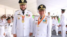 Fadly Amran dan Maigus Nasir resmi dilantik sebagai Wali Kota dan Wakil Wali Kota Padang. (Foto: Diskominfo Padang)