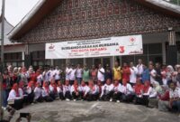 Wawako Padang Maigus Nasir menghadiri donor darah yang diselenggarakan oleh PMI bersama Komunitas Peduli Alang Laweh Peduli. (Foto: Diskominfo Padang)