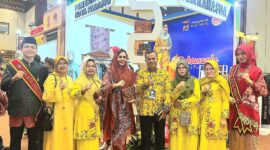 Dekranasda Padang berpartisipasi dalam INACRAFT) 2025 di JCC pada 5-9 Februari 2025. (Foto: Prokopim Padang)