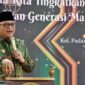 Pj Wali Kota Padang Andree Algamar menghadiri perayaan Khatam Al Quran dan Wisuda Iqra di GSG RW III, Kelurahan Padang Besi, Kecamatan Lubuk Kilangan, Sabtu (15/2/2025). (Foto: Pemko Padang)