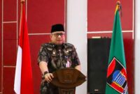 Sekda Padang, Andree Algamar, membuka kegiatan Business Matching 