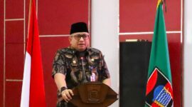Sekda Padang, Andree Algamar, membuka kegiatan Business Matching 