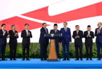Presiden Prabowo Subianto resmi meluncurkan Badan Pengelola Investasi Danantara di Halaman Istana Kepresidenan Jakarta, Senin (24/2/2025). (Foto: BPMI Setpres/Muchlis Jr)