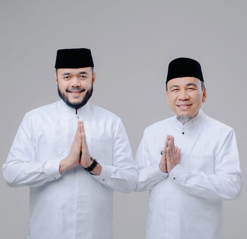 Wali Kota Padang dan Wakil Wali Kota Padang terpilih Fadly Amran dan Wakil Wali Kota Padang Maigus Nasir. (Foto: IG @fadlyamran)