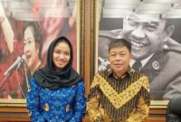 Bupati Dharmasraya, Annisa Suci Ramadhani bertemua dengan Wakil Ketua Komisi IV DPR RI, Alex Indra Lukman, di Gedung DPR RI, Jakarta, Senin (17/3/2025). (Foto: Pemkab Dharmasraya)